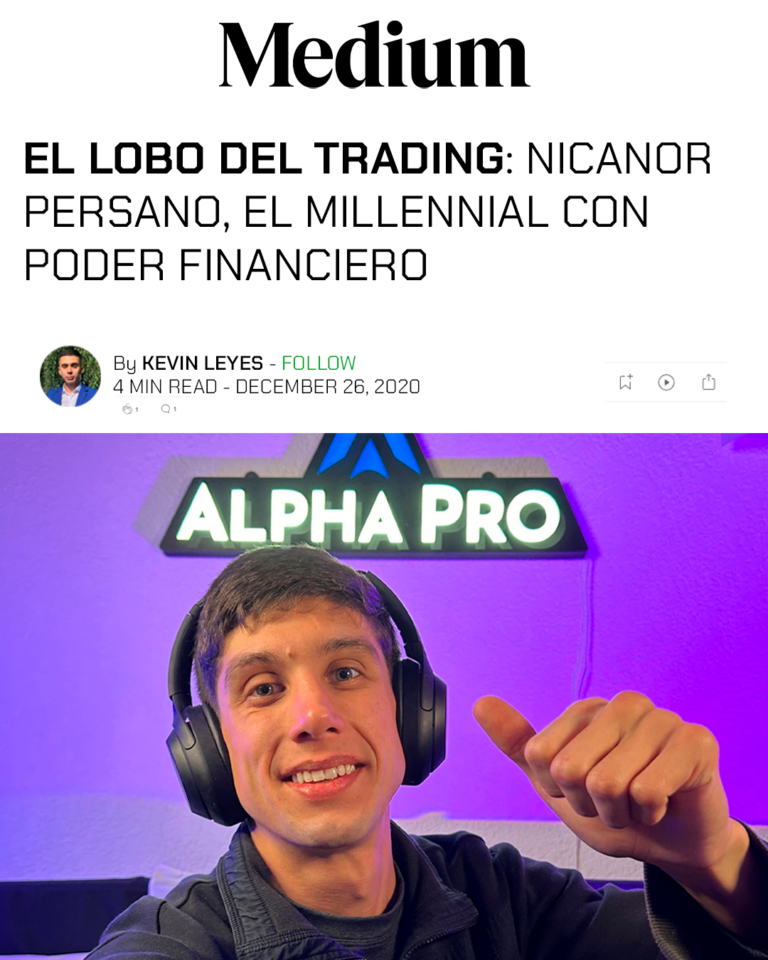 EL LOBO DEL TRADING: NICANOR PERSANO, EL MILLENNIAL CON PODER FINANCIERO