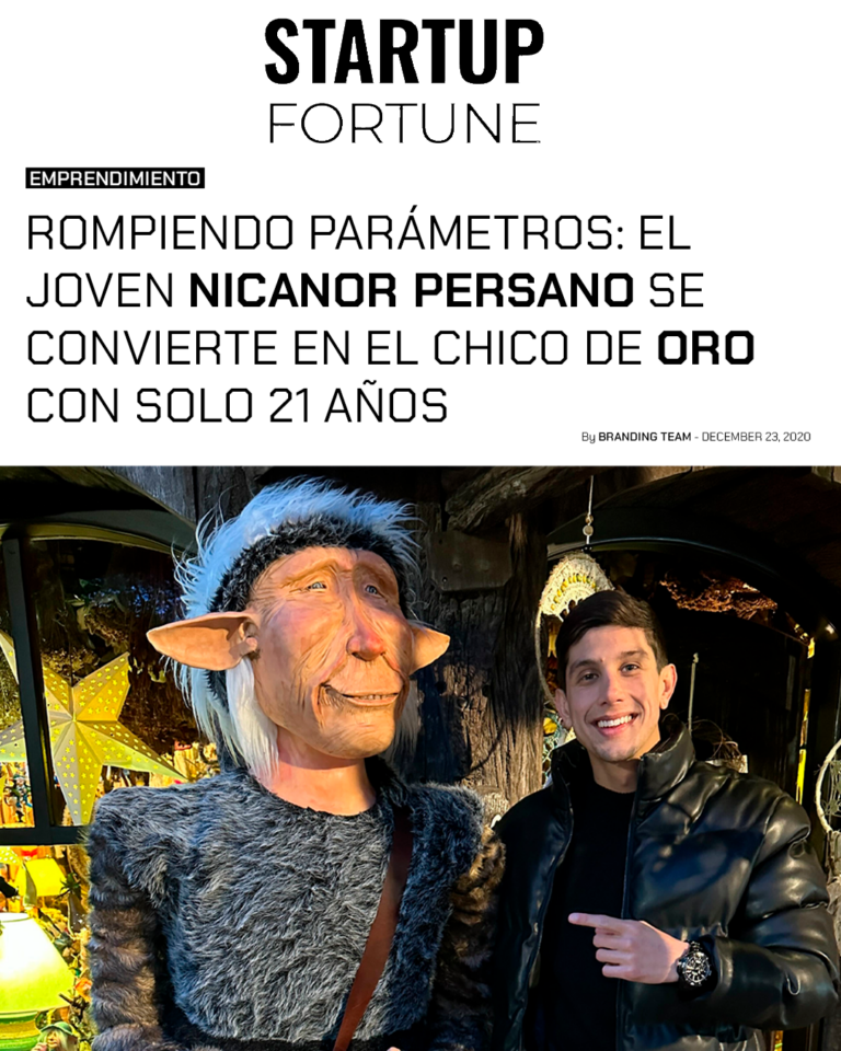 ROMPIENDO PARÁMETROS: NICANOR PERSANO CONVIERTE EN EL CHICO DE ORO